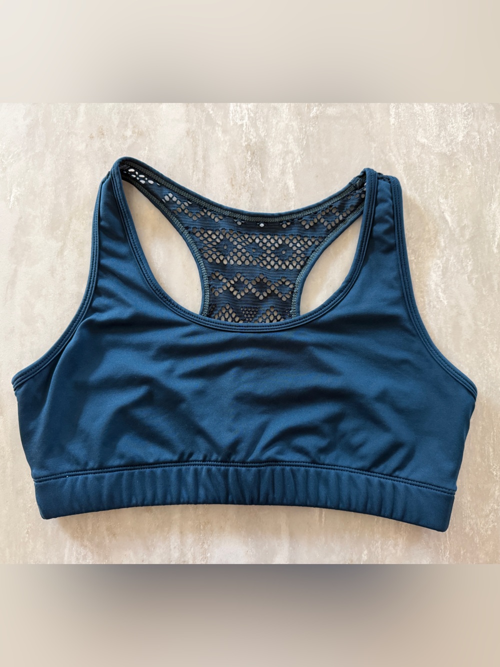 ZYIA Teal Blue Bomber Sports Bra